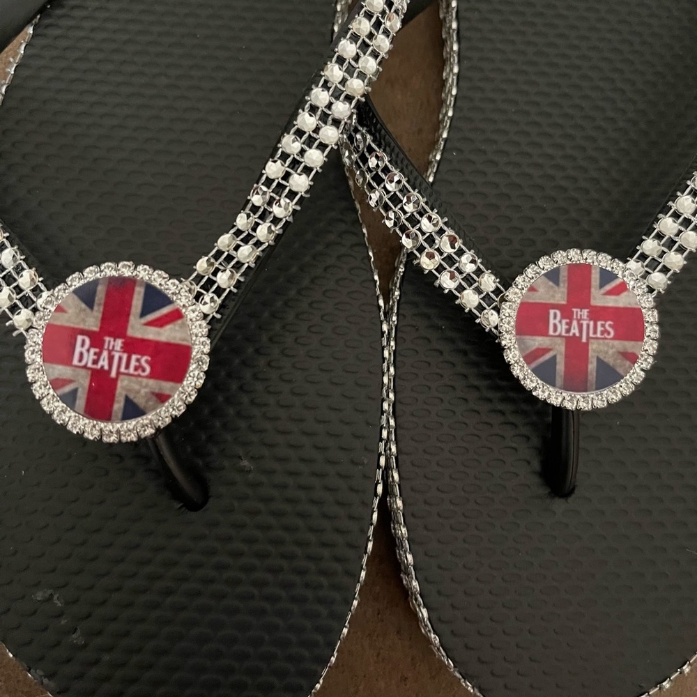 Beatles flip flops